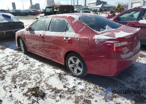 2013 Toyota Camry Se from USA, damaged, VIN 4T1BF1FK2DU649721